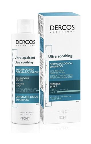 VICHY Dercos Ultra-Soothing Shampoo 200ml Normal to Oily Hair&Sensitive Scalp