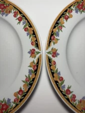 Set Of 4 *RARE LYNNS Fine China CHERRINGTON Dinner Plate 10.5” DISCONTINUED