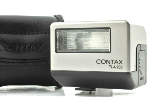 [ TOP COMME NEUF+++ ] CONTAX TLA 200 argent flash TLA200 G1 G2 bonus/étui du Japon - Photo 1 sur 5