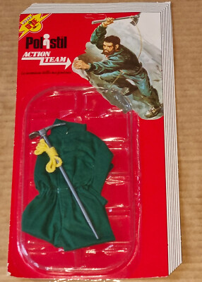 Vintage 70's Gi Joe Polistil Action Team Man 1/6 ALPINE