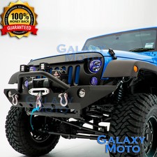Heavy Duty Rock Crawler Front Bumperwinch Plate For 07-18 Jeep Wrangler Jk