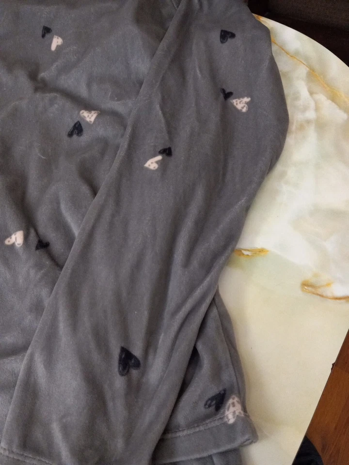 SONOMA 2 PC PAJAMAS, LT GRAY VELOUR, SZ S, Goods For Life, Intimates. - Image 4 of 4