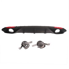 für Alfa Romeo Giulia Limousine 16-18 Heckdiffusor Auspuffblende glanz SCHWARZ