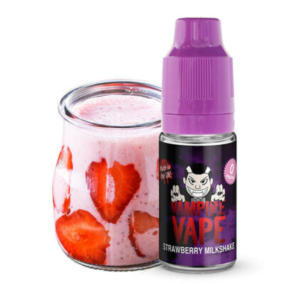 Strawberry Milkshake 10ml Liquid by Vampire Vape E-Zigarette