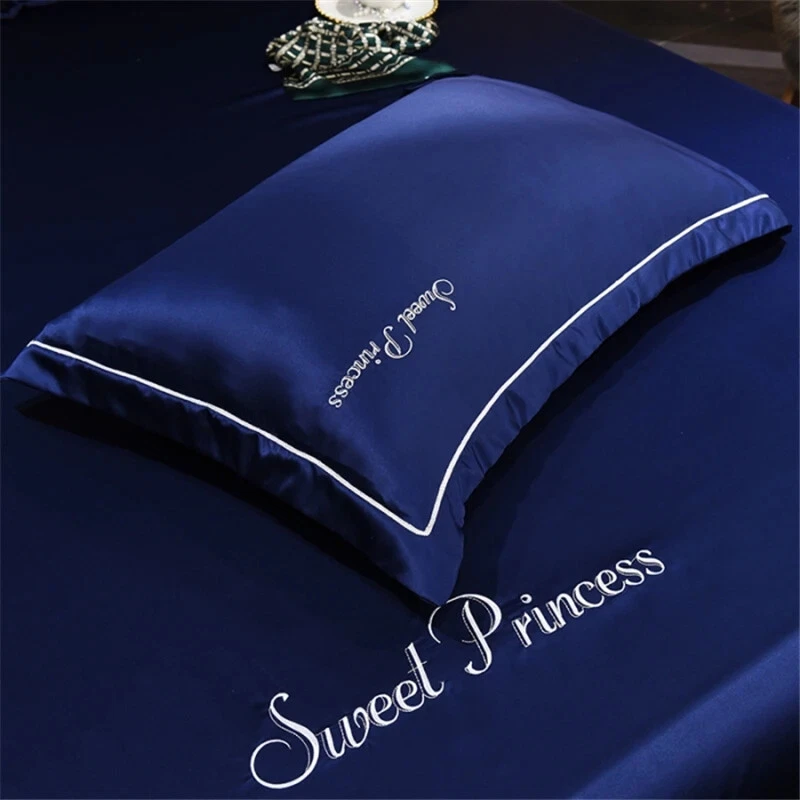 Sábana Ajustable Satina Alta Gama Color Sólido Colchón Cubierta Sábana Portátil Ropa de Cama Foto 2 de 4