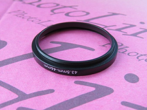 43.5mm to 46mm Stepping Step Up Filter Ring Adapter 43.5mm-46mm - Picture 2 of 2