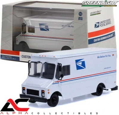 GREENLIGHT 86194 1:43 GRUMAN OLSEN USPS UNITED STATES POSTAL SERVICE MAIL TRUCK