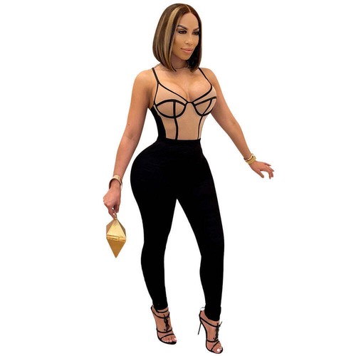 Women's Fashion Sexy Suspender Tight Women's Jumpsuit - Picture 11 of 35