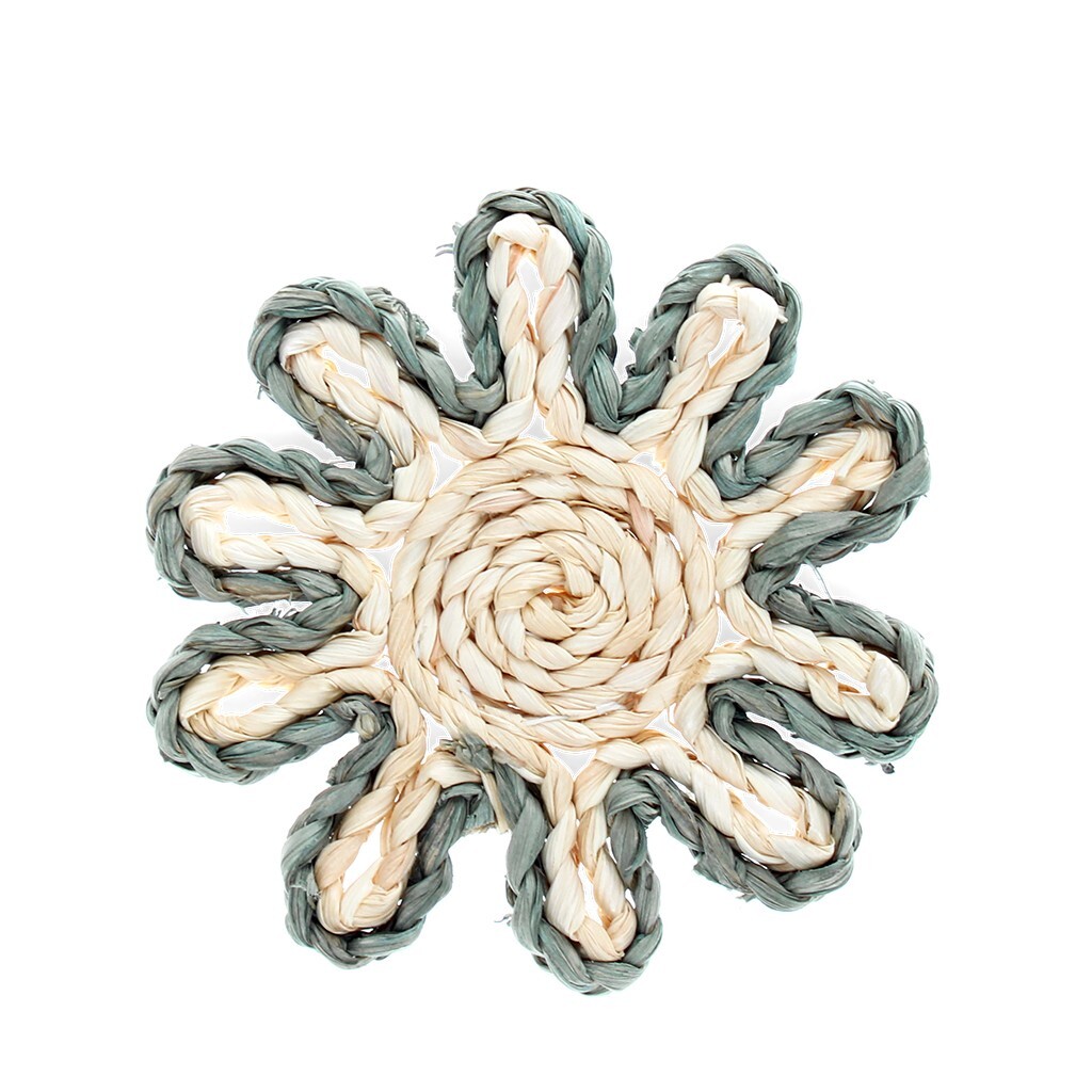 Rex London Corn husk coaster - Grey