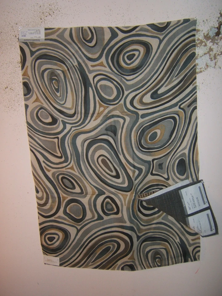 Kravet Couture, Mucci, Contemporary Novelty, Remnant, 26" W X 35" L, Clr Indigo - Image 2 of 2