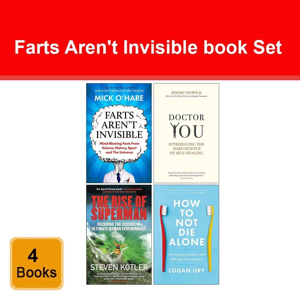 Farts Aren't Invisible, Doctor You, Rise of Superman, How to Not Die Alone books
