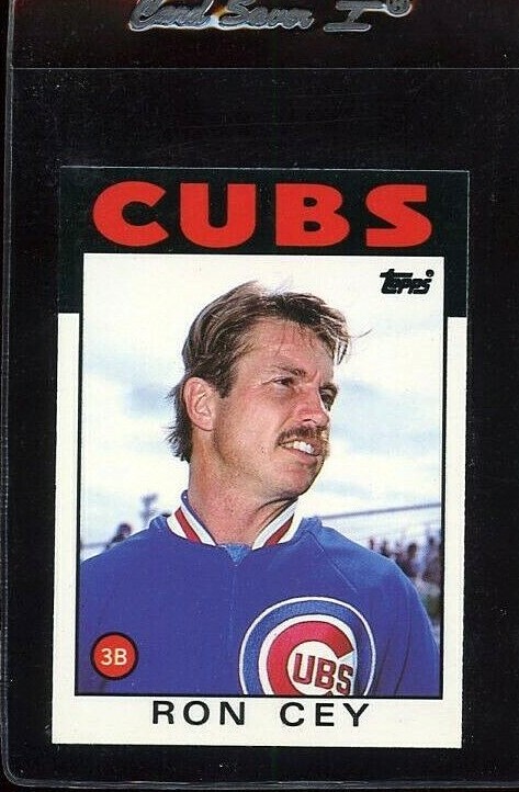 1986 TOPPS TIFFANY #669 RON CEY CHICAGO CUBS