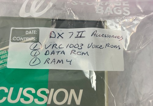 Lot of 3 Yamaha DX7 II Accessories (VRC-1003 Voice Rom, DATA ROM, RAM 4) - Picture 2 of 6
