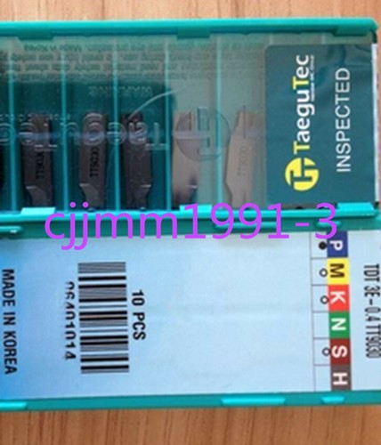 New In Box 10PCS/Box CCMT09T304FG CT3000 Taegutec CNC Blade - Foto 3