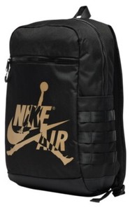 jordan backpack black and gold