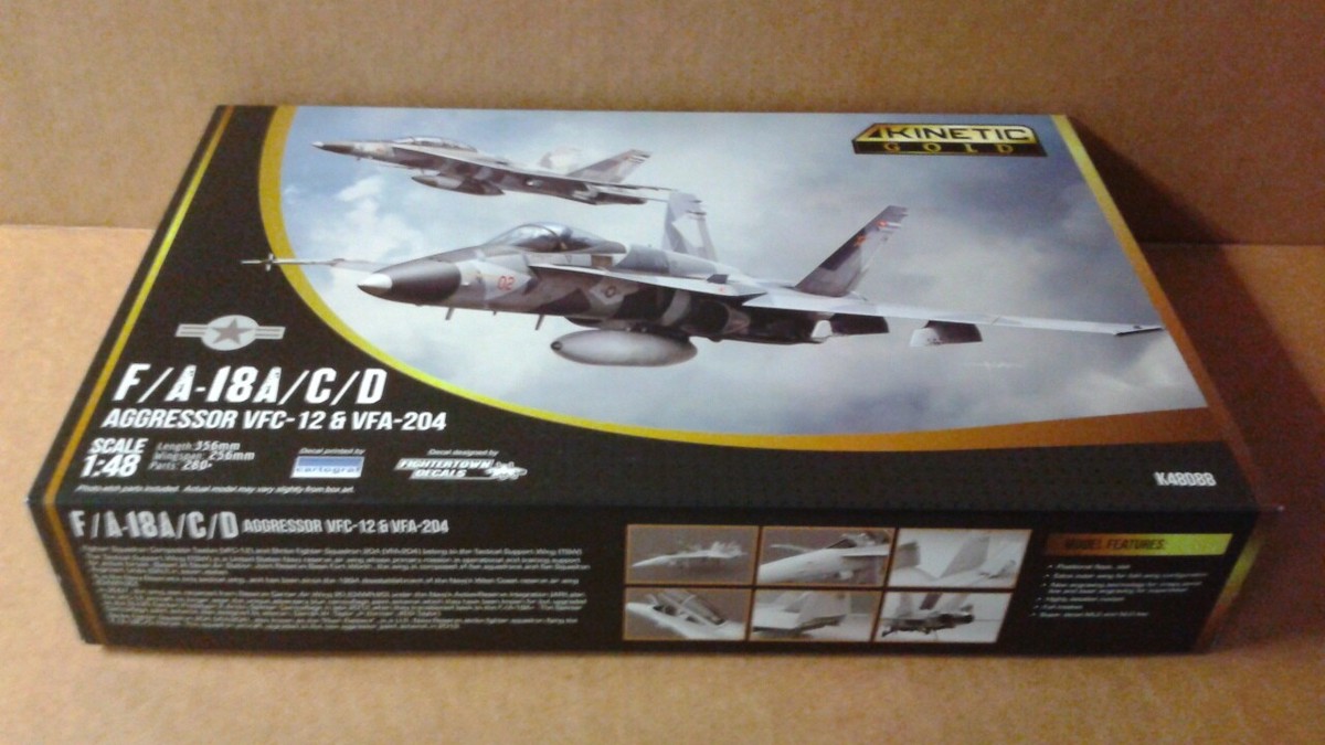 KINETIC 1/48 F/A-18A/C/D Aggressor VFC-12 & VFA-204 (48088