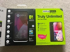 Motorola moto g STYLUS Simple Mobile smart phone 128GB, 48MP Camera