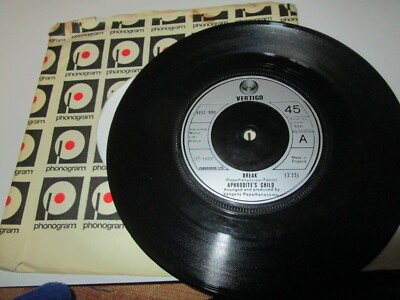 Aphrodite's Child    Break  / Babylon Vertigo    6032 900 Vinyl 7 Inch Single 45