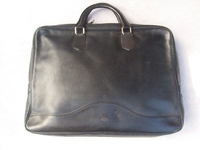 ebay leather briefcase