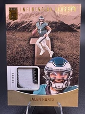 2024 Panini Donruss Elite - Influential Jerseys Jalen Hurts #IJS-JHU Prime 50/99