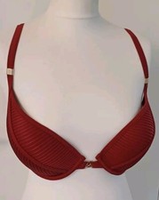 Image of Boux Avenue Bikini Top Martinque Pleat Rust 34E
