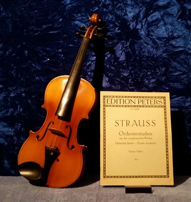 R. Strauss, Orchesterstudien für Violine    Noten