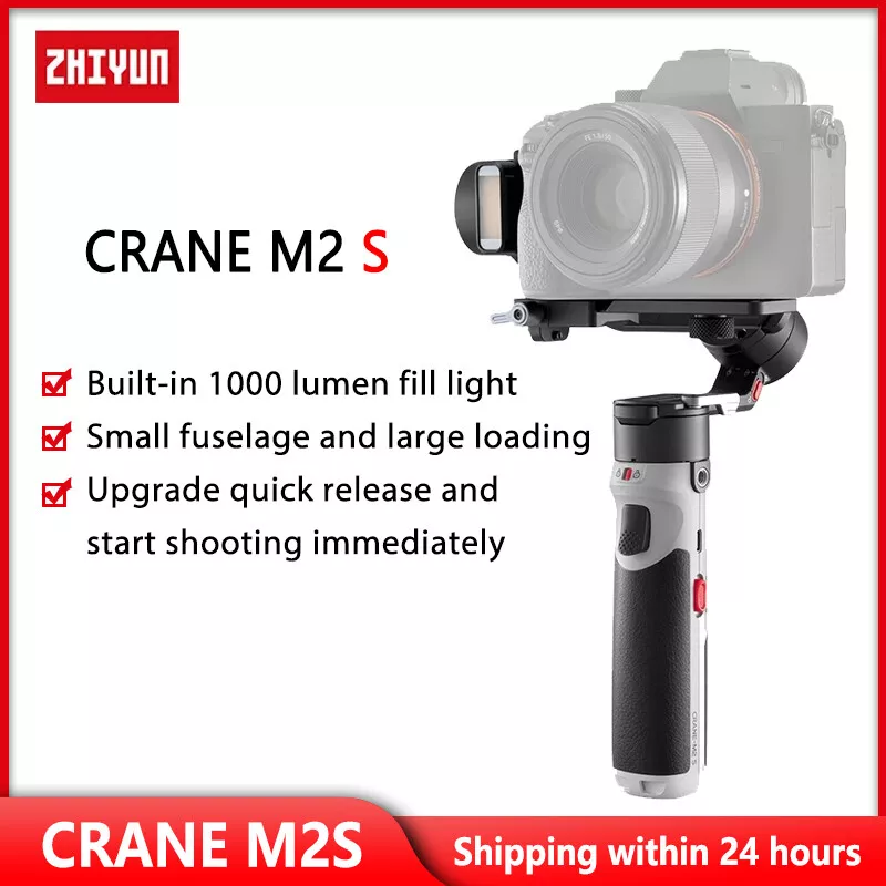 US Zhiyun Crane M2S 3-Axis Gimbal Stabilizer for Action Camera