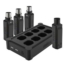 Chauvet DJ D-Fi XLR Stage Lighting DMX 1 Transmitter 3 Receivers  Charger Pack