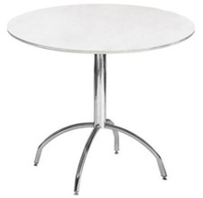 4 Seater Dining Table, Julian Bowen Mandy white Round Dining Table R:10
