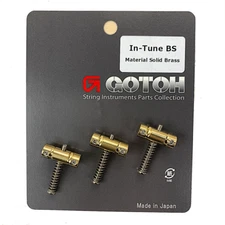 Gotoh In-Tune Saddle Set Telecaster, Solid Brass - Set Of 3, PSS-ITB