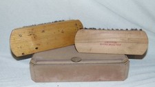 TWO VINTAGE SHOE SHINING BRUSHES ONE IS A GRIFFIN SHINEMASTER USED