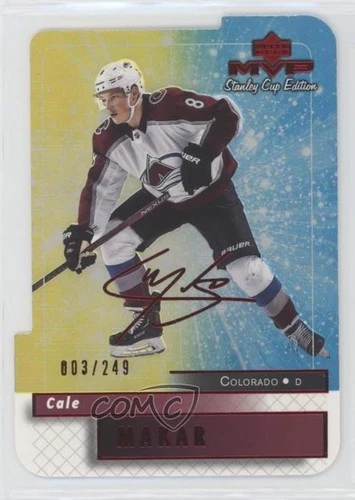 2019-20 Upper Deck MVP Colors and Contours /249 Cale Makar #100 Rookie RC