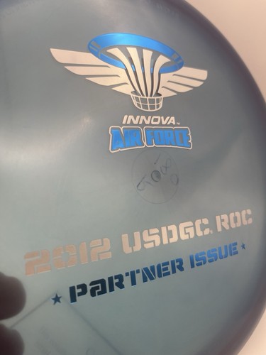 Innova Disc Golf 2012 USDGC Blue Champion Innova Air Force ROC Stamp With COA - Picture 2 of 3