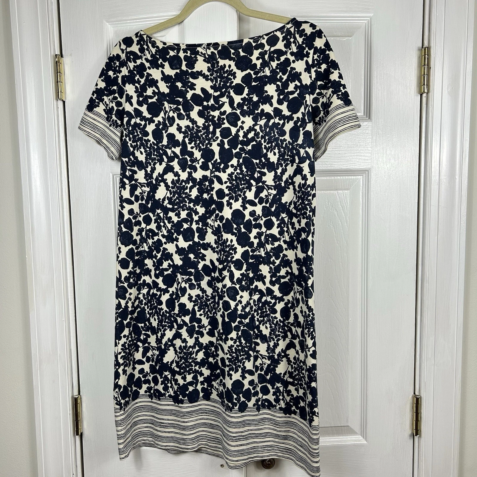 Abito T Shirt Tory Burch Piccolo Floreale Pima Cotone Leggero Lusso Oldey