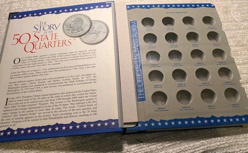 The Official U.S Mint 50 State Quarters Book 1999-2008 (quarters not included) - Picture 3 of 4