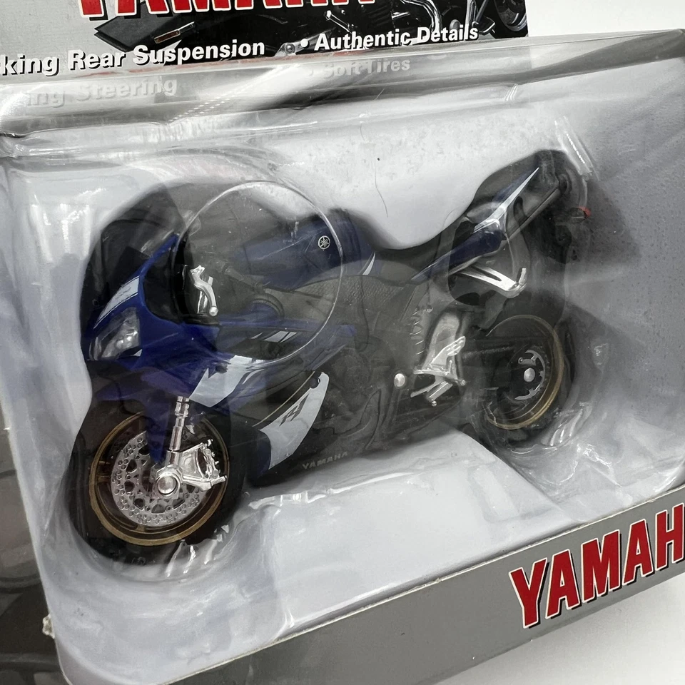 Welly Yamaha 2008 YZF-R1 1:18 Die Cast Motocicleta Modelo Nuevo Juguete Sellado Foto 2 de 4