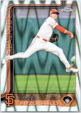 2025 Topps Chrome #30 Tyler Fitzgerald RayWave Refractors
