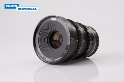 Meike Multi-Coated Cinema Lens T2.2/25mm | 25mm/2,2 Cine Objektiv f. Fuji X | A