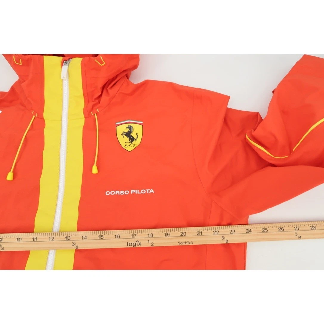 Puma Ferrari Corso Pilota Rain Jacket Mens Large Racing Formula F1 Team Member - product detail image 4