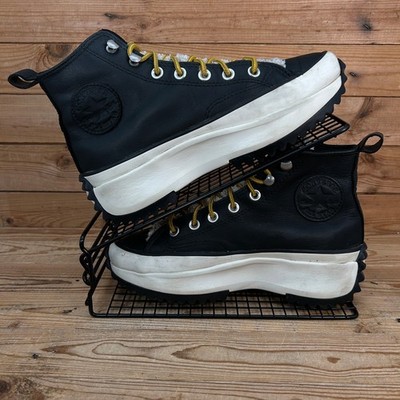 Converse Turnschuhe Damen UK 5 Run Star Hike Black Egret Sherpa Plateauschuhe CT