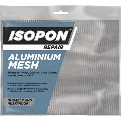 U-POL Alugitter 25cm Blech für Karosseriefüller Auto Stoßstange Kunststoff Reparatur