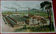 Neckarsulm NSU-Werk um ~1910 Luftbild Oldtimer Auto Fahrrad Motorrad Industrie