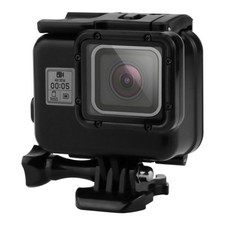 Black 40m Diving Waterproof Case Touch Screen Backdoor For Gopro Hero 5/6/7 F