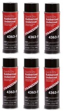 Transtar 4363-f Quick Dry Rubberized Undercoating Aerosol 6 Pack Transtar 4363-f Quick Dry Rubberized Undercoating Aerosol 6 Pack