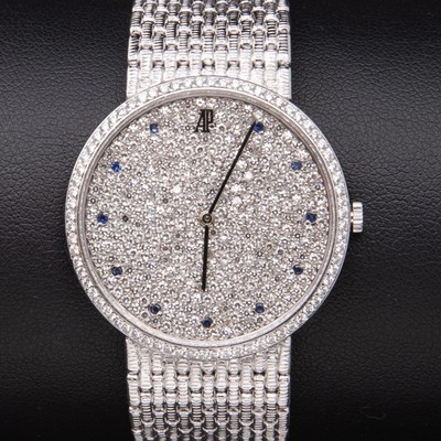 Audemars Piguet Uhrwerksfabrik Diamant Zifferblatt Vintage 31mm 18K Weißgold