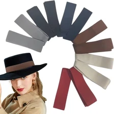 12PCS Cowboy Hat Accessories: Elastic Ribbon, 1 Count (Pack of 12), Style1 