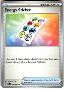 Energy Sticker 159/165 Scarlet & Violet 151 Uncommon