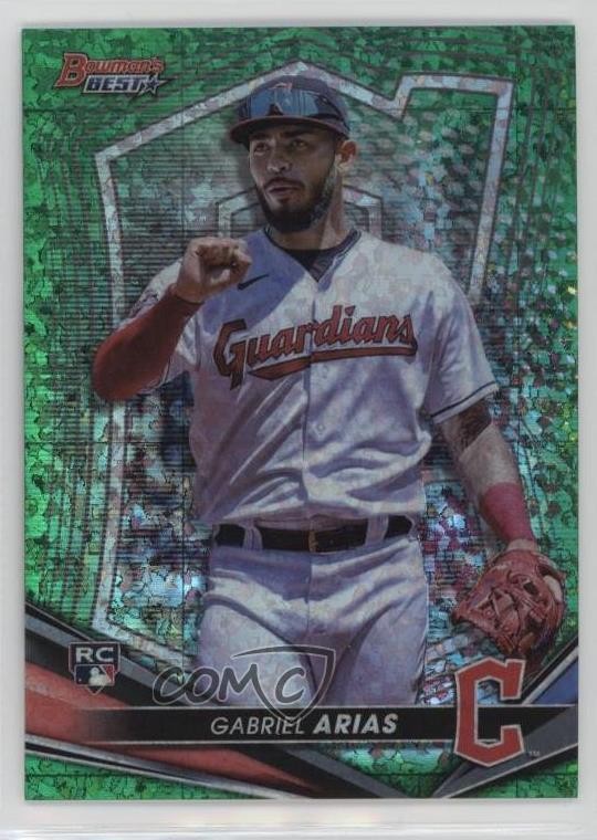 2022 Bowman's Best Green Mini-Diamond Refractor 51/99 Gabriel Arias #47 0z9m