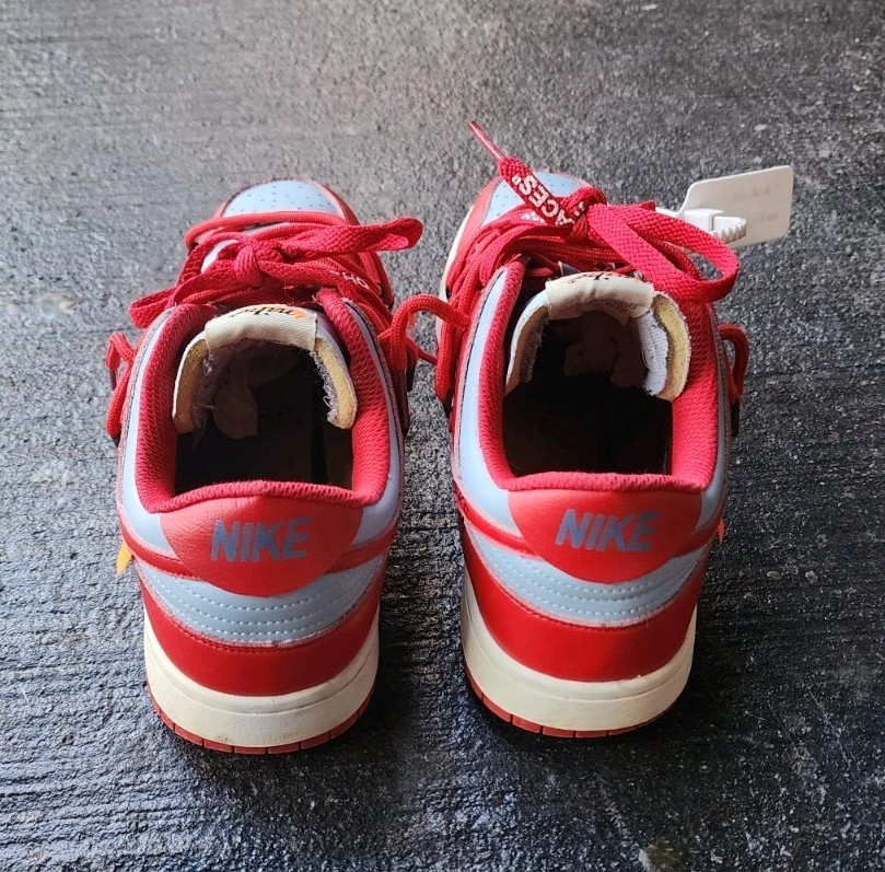 たかBon様 Nike Dunk Low x Off-White University Red 2019 Size 8