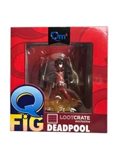Marvel's Deadpool QMX Red Q-Fig Figure Loot Crate Exclusive - New in Box